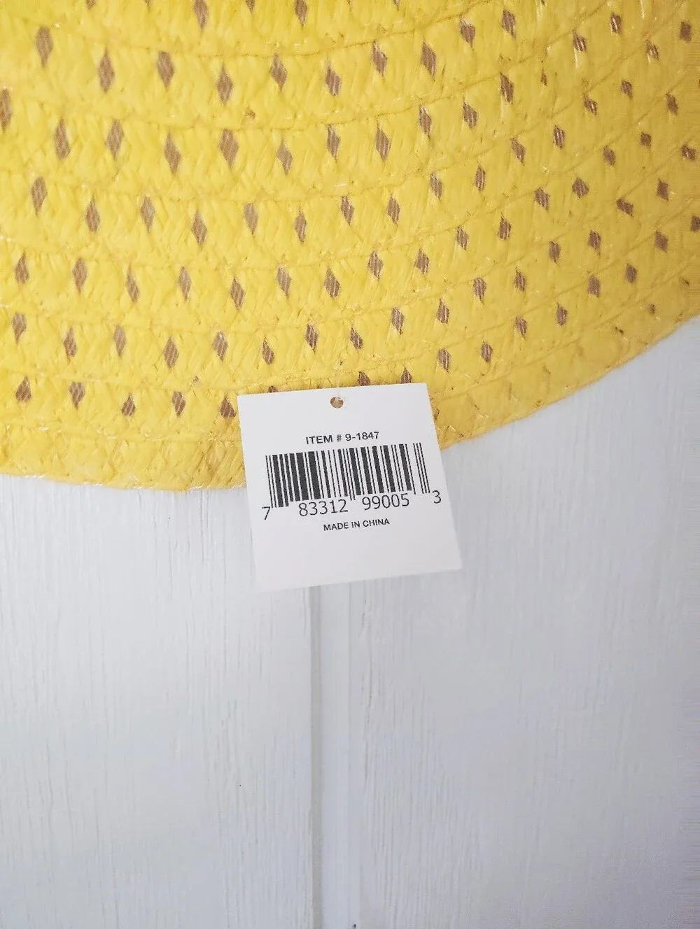 NWT!! Yellow Sun Hat with Leopard Bow by Paradise Quality
